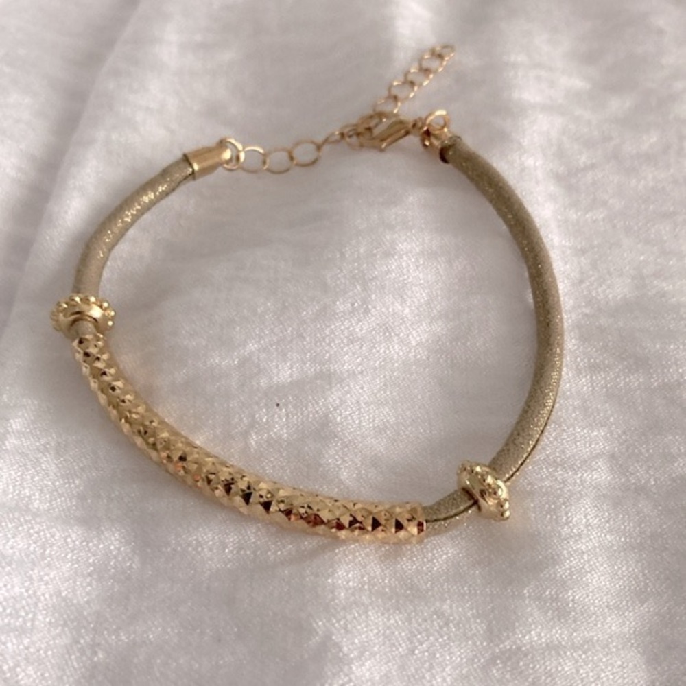 Bohemian Bracelet New Stretch Stackable Black & G… - image 8